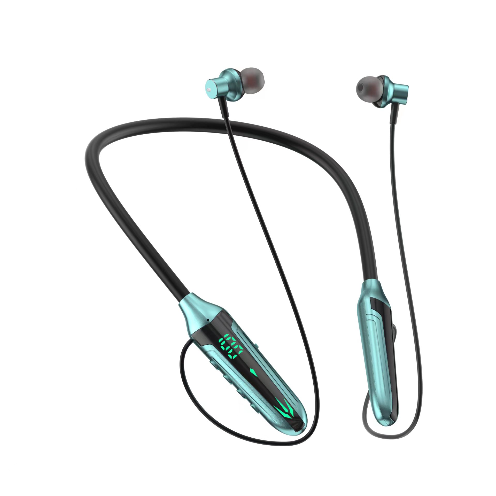 BT neckband earbuds with lights for gaming and sports F23