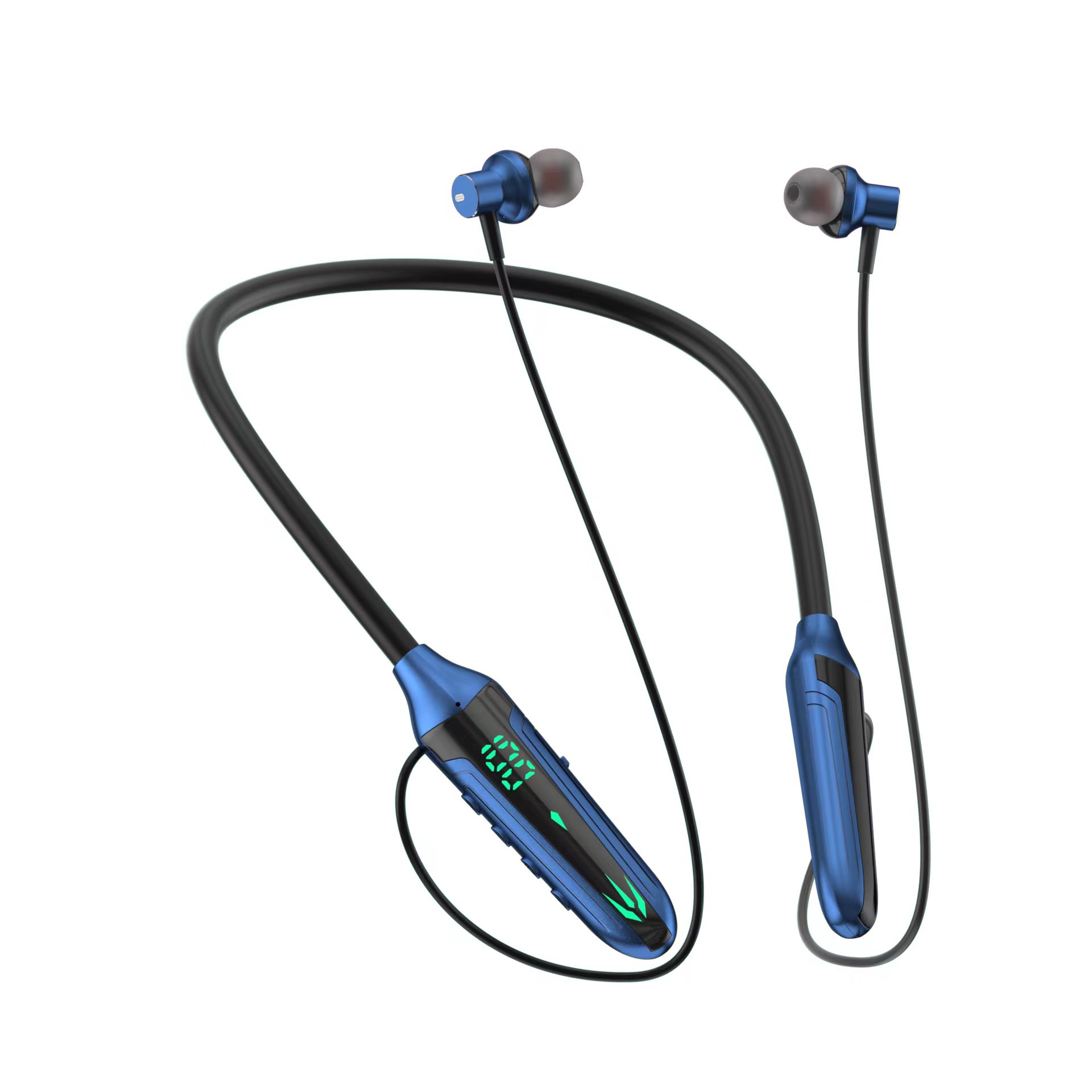BT neckband earbuds with lights for gaming and sports F23