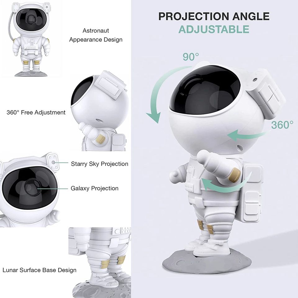Astronaut Starry Projector Light Bluetooth Speaker