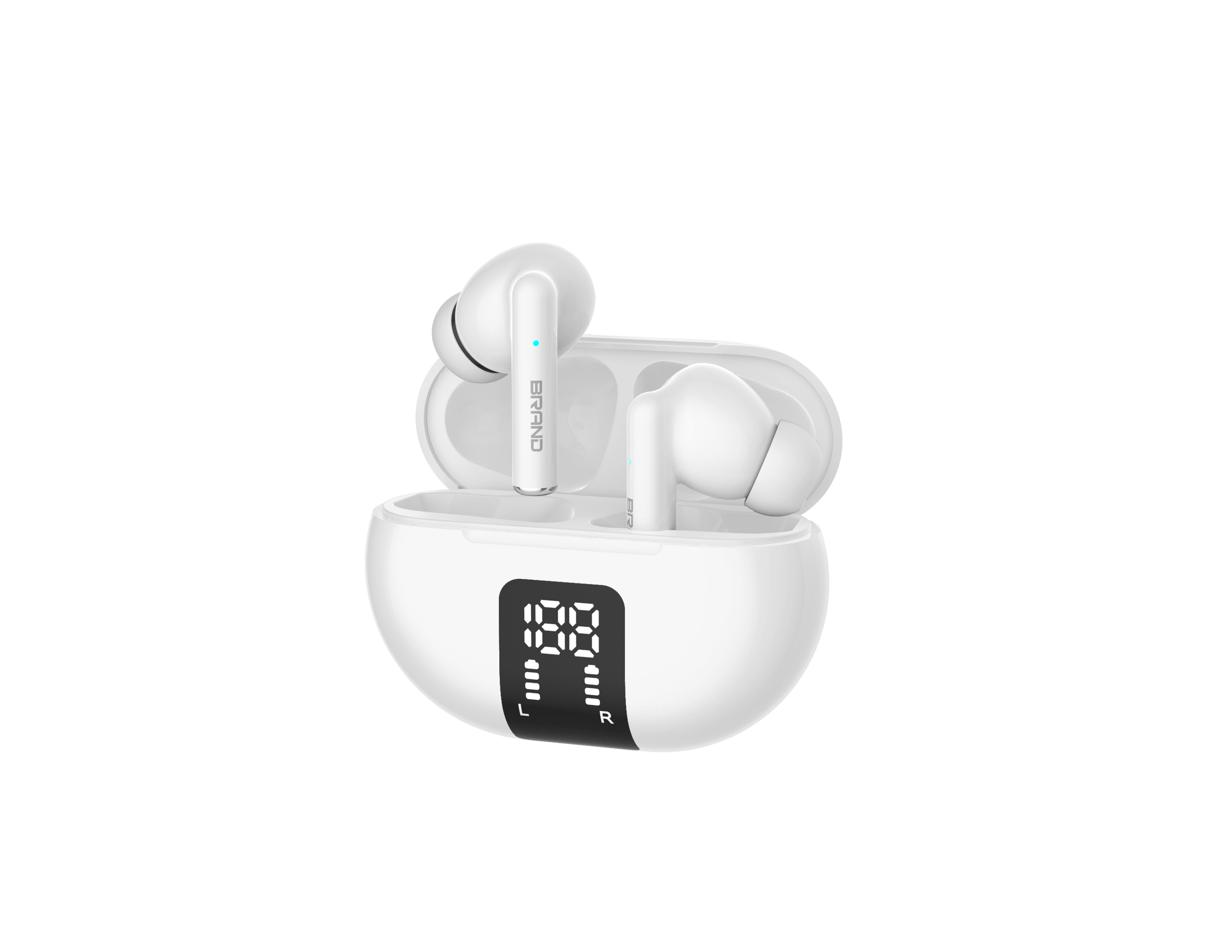 ANC ENC dual mic TWS earbuds
